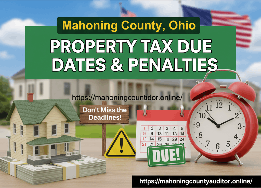 Mahoning County, Ohio Property Tax Due Dates and Penalties (2026)
