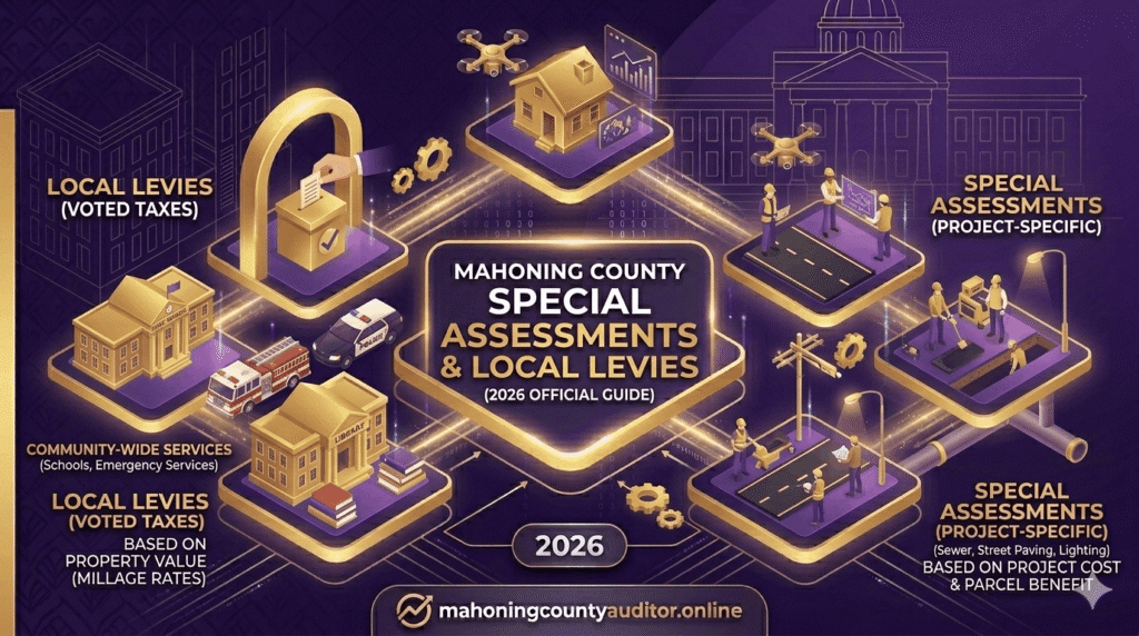 Mahoning County Special Assessments and Local Levies official 2026 featured guide visual