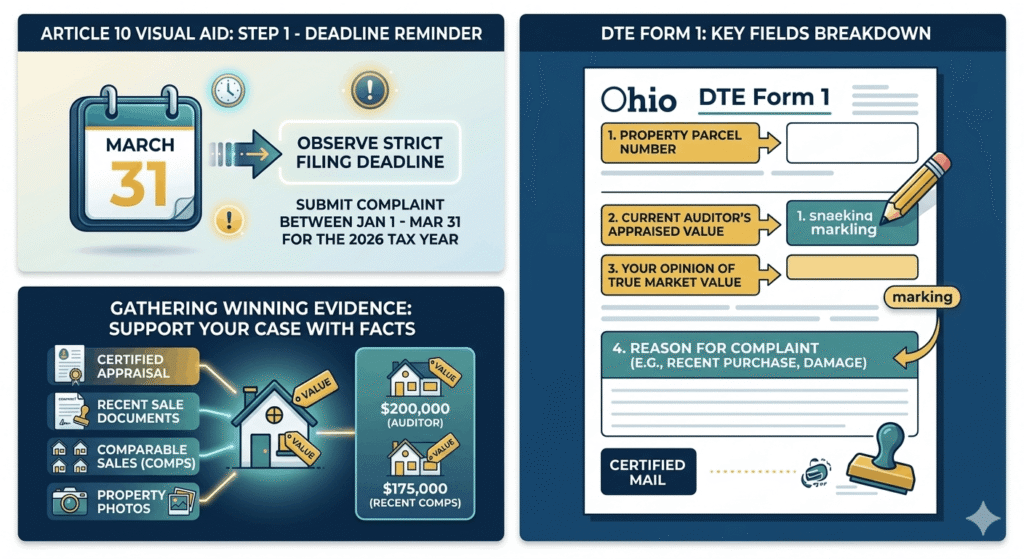 Step-by-step guide for Mahoning County Board of Revision property tax appeal 2026.