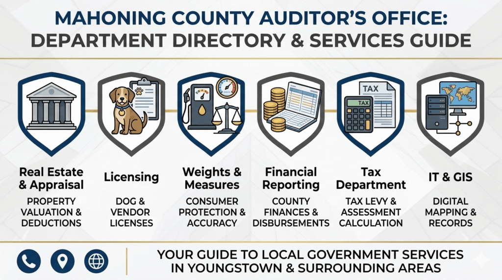 Mahoning County Auditor Department Directory Overview Banner