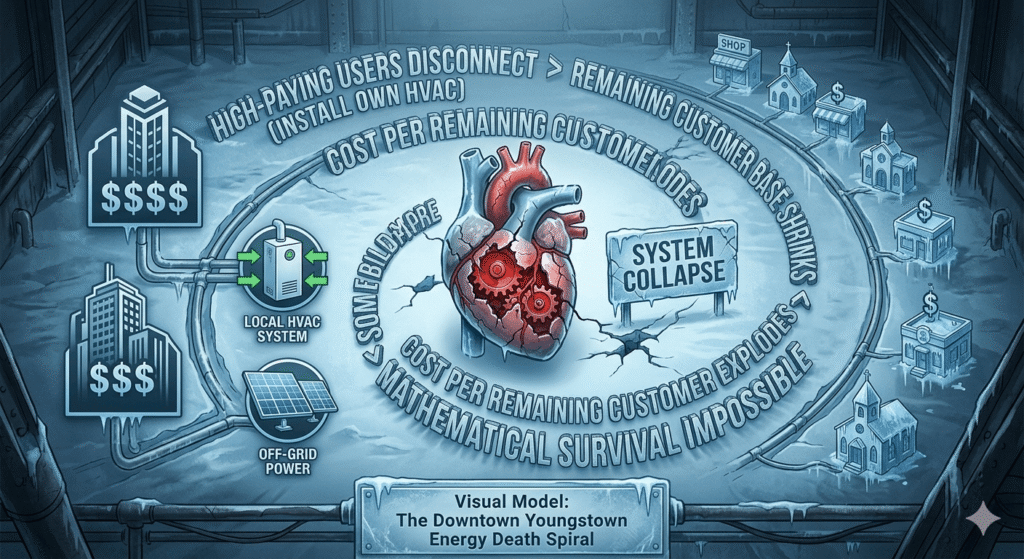Youngstown SOBE Thermal economic death spiral infographic model